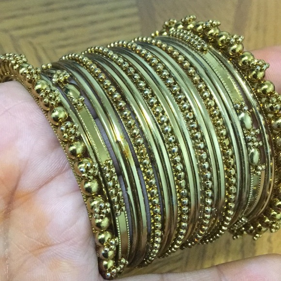 Royal Indian Bangle Set - Picture 1 of 6